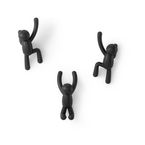 Ścienne plastikowe haczyki zestaw 3 szt. Buddy – Umbra-image-4