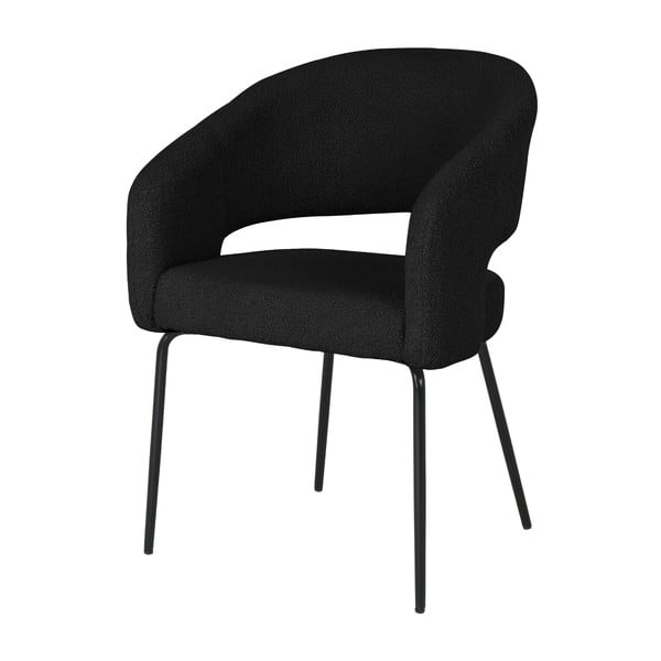 Czarne krzesła zestaw 2 szt. Natalie – Furnhouse