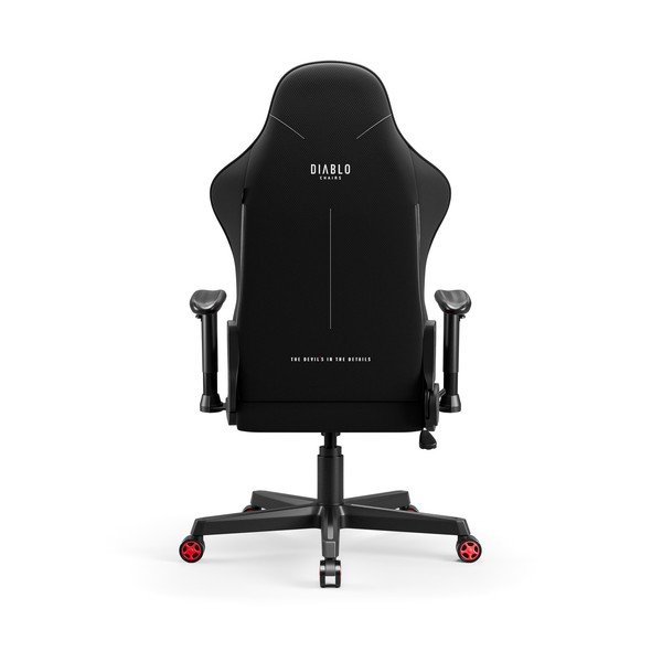 Czarny fotel gamingowy X-Starter – Diablo Chairs-image-4