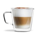 Szklane kubki zestaw 2 szt. do cappuccino/z podwójną ścianką 350 ml – Vialli Design