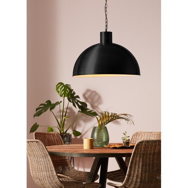 Czarna lampa wisząca Markslöjd Ekelund XL Black-image-1