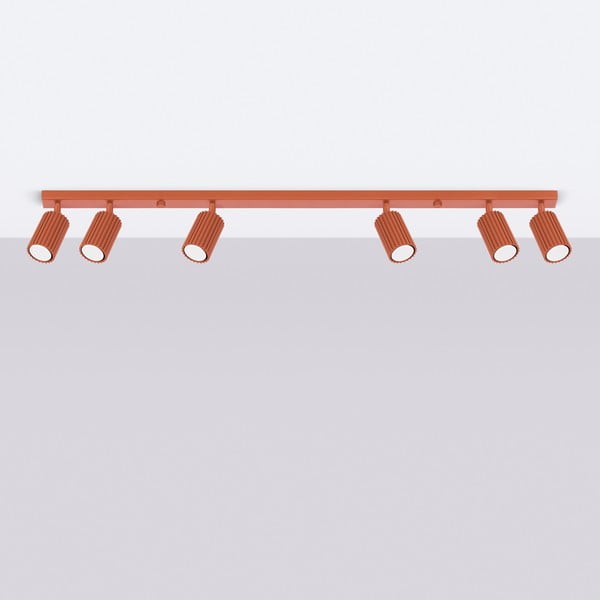 Ceglasta lampa punktowa 6,5x117 cm Gleam – Sollux-image-3