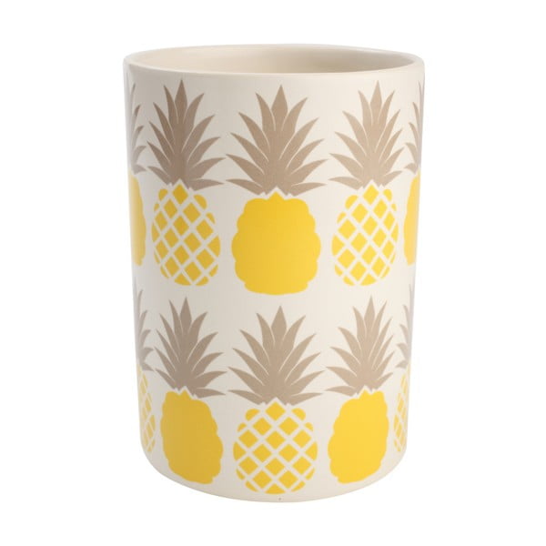 Pojemnik ceramiczny na sztućce T&G Woodware Tutti Frutti Pineapple