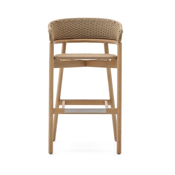 Drewniany hoker ogrodowy w naturalnym kolorze Arinella – Kave Home-image-2