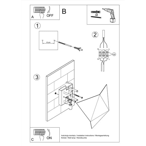 Biały kinkiet Sollux Estel-image-4