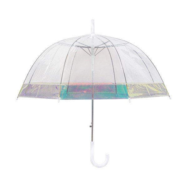 Damski przezroczysty parasol Ambiance Iridiscent, ⌀ 85 cm