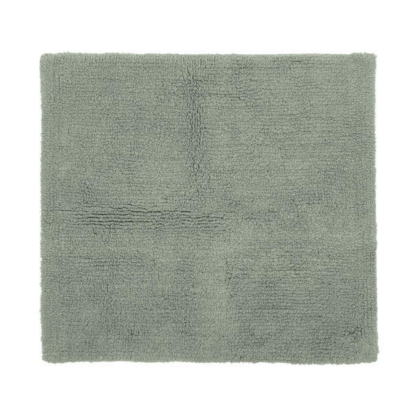 Zielony bawełniany dywanik łazienkowy Tiseco Home Studio Luca, 60x60 cm