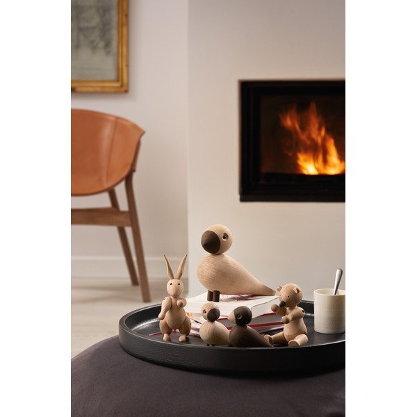 Figurka z litego drewna dębowego Kay Bojesen Denmark Songbird Alfred-image-3