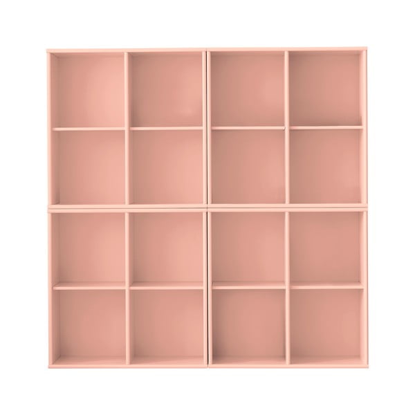 Różowy regał wiszący 140x140x27 cm Mistral – Hammel Furniture