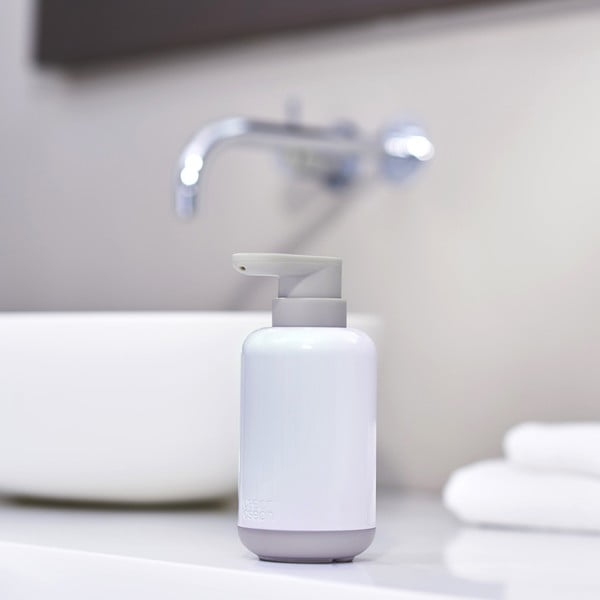 Biały plastikowy dozownik do mydła 300 ml Duo – Joseph Joseph-image-1