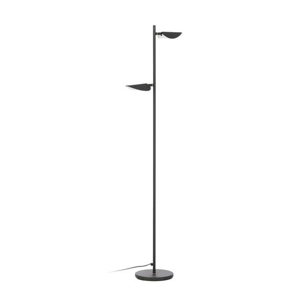Czarna lampa stojąca LED (wysokość 150 cm) Veleira – Kave Home