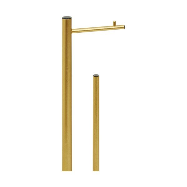 Metalowy stojak na papier toaletowy w kolorze złota Fay – Premier Housewares-image-2