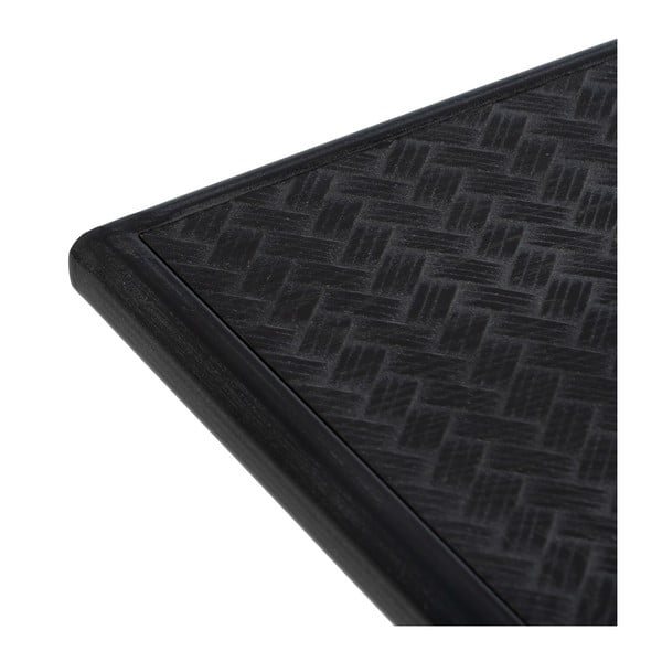 Czarna metalowa konsola 38x120 cm Oslo – Ixia-image-3