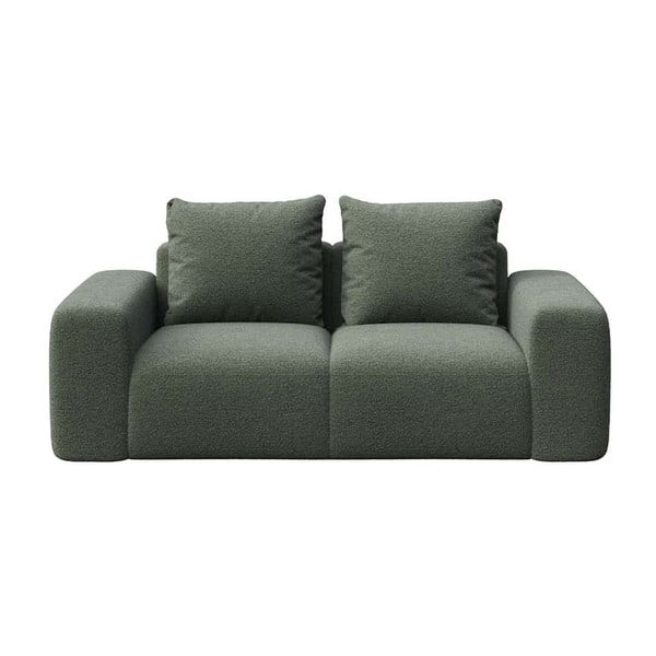 Zielona sofa z materiału bouclé 212 cm Monce – Rodier