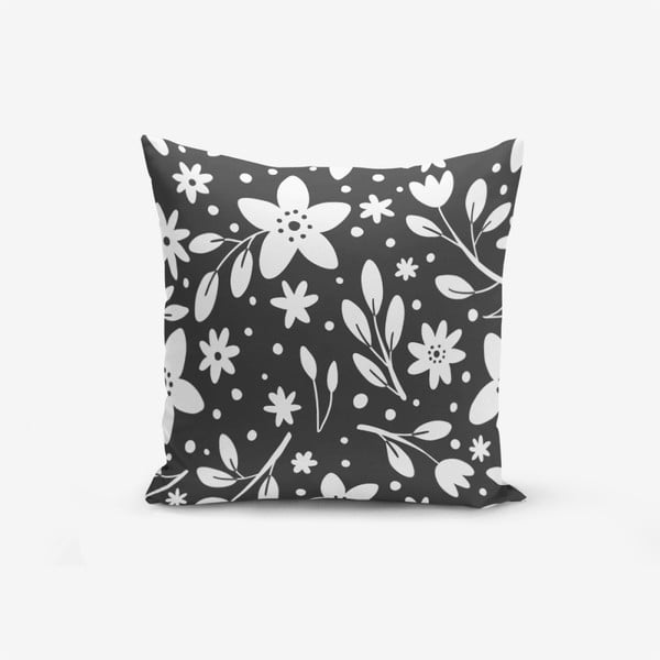 Poszewka na poduszkę z domieszką bawełny Minimalist Cushion Covers Flower Modern, 45x45 cm
