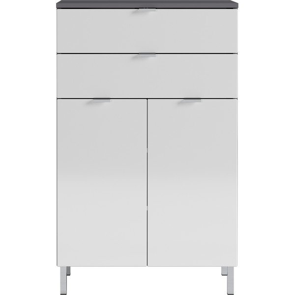 Biało-szara szafka Germania Mauresa, wys. 97 cm-image-1
