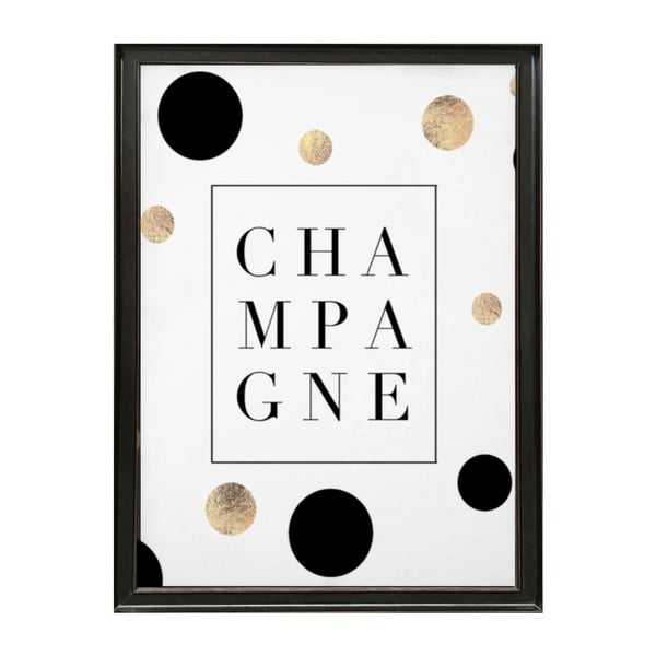 Plakat Deluxe Champagne, 70 x 50 cm