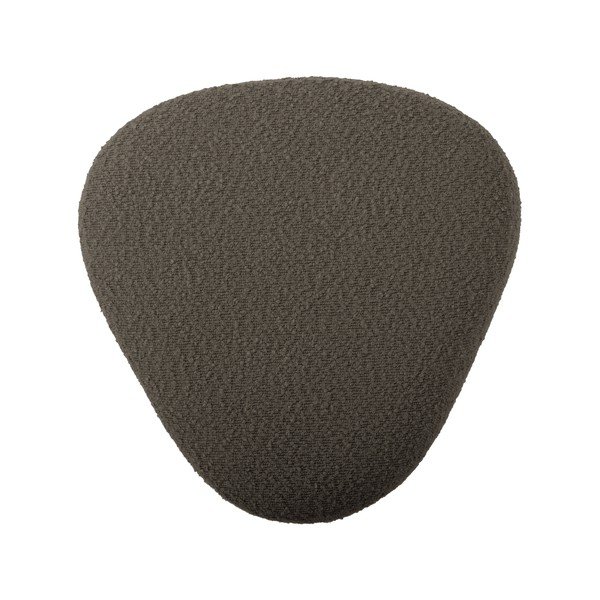 Szarobrązowy puf z materiału bouclé Ada – Leitmotiv-image-3