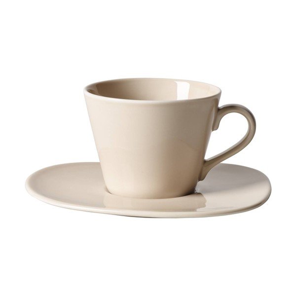 Kremowobeżowa porcelanowa filiżanka do kawy Villeroy & Boch Like Organic, 270 ml-image-2