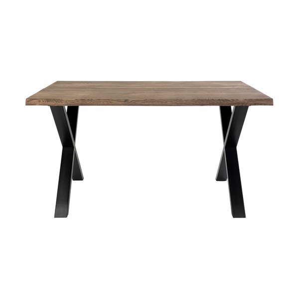 Stół z blatem z litego dębu House Nordic Toulon Smoked, 140x95 cm-image-2