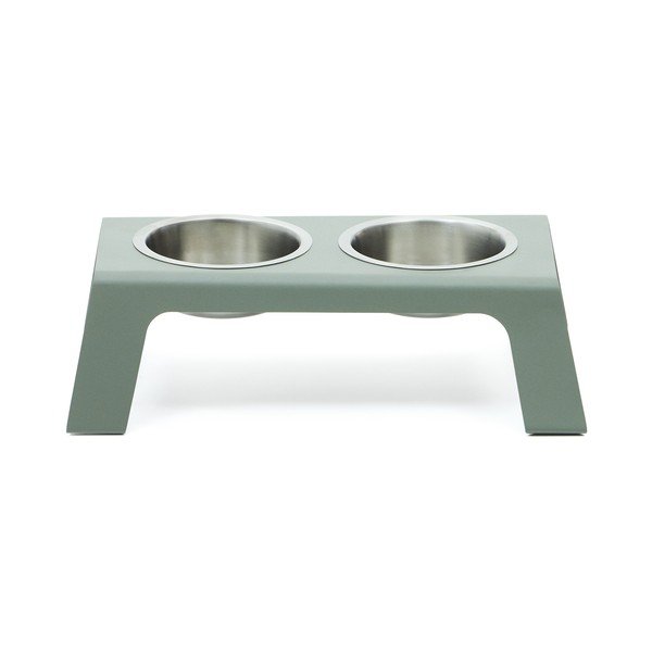 Zestaw misek ze stojakiem ze stali nierdzewnej dla psów Rocky – Kave Home-image-2