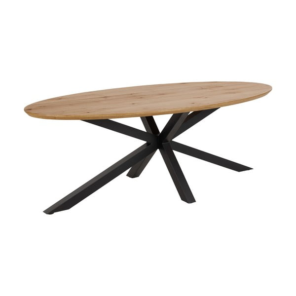 Stół z blatem w dekorze dębu 100x220 cm Heaven – Actona-image-3