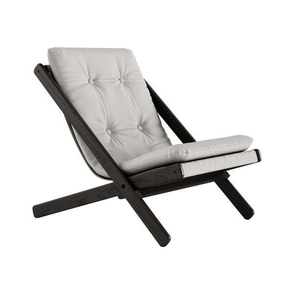 Fotel składany Karup Design Boogie Black/Light Grey