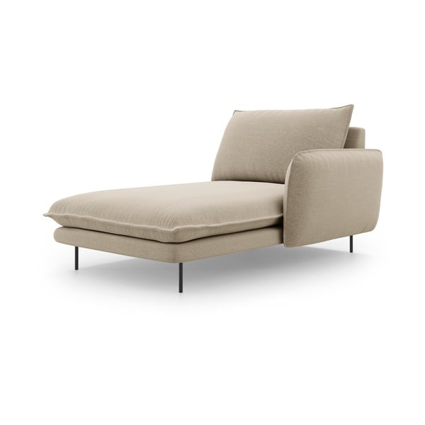 Beżowy szezlong Cosmopolitan Design Vienna, prawostronny-image-2