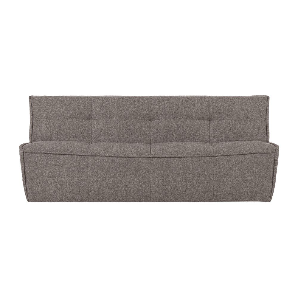 Brązowa sofa z materiału bouclé 204 cm Cluster – vtwonen