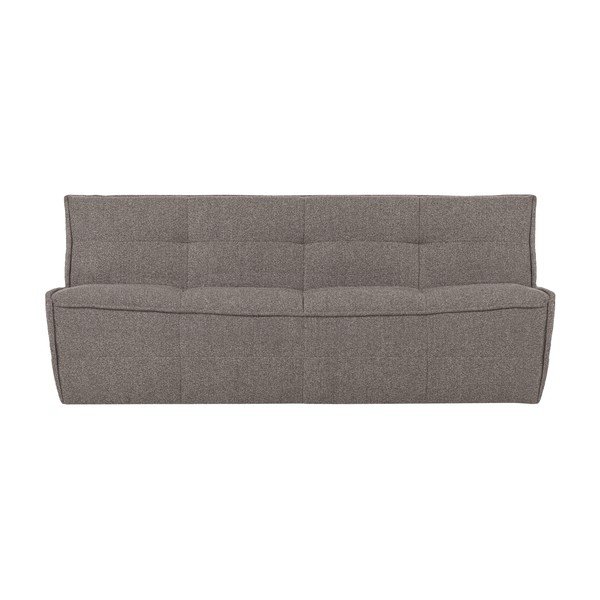 Brązowa sofa z materiału bouclé 204 cm Cluster – vtwonen