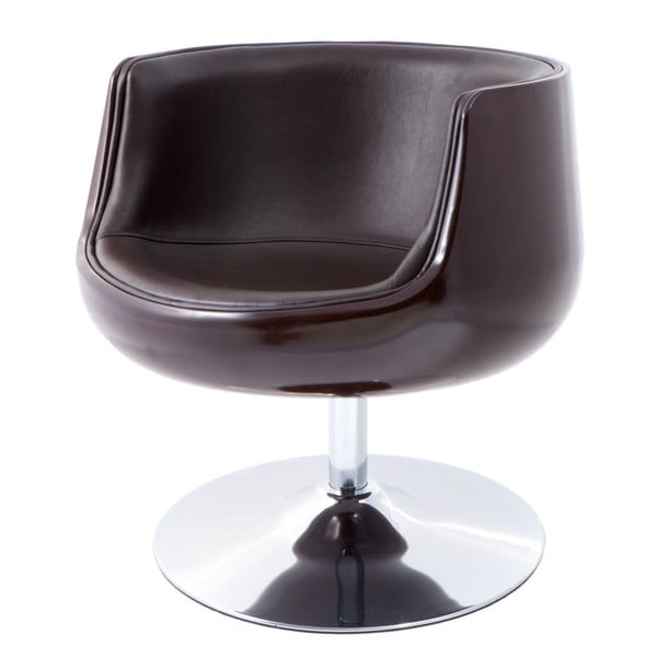 Krzesło obrotowe Cognac, brązowe