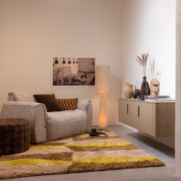 Szarobrązowa szafka pod TV z litego drewna sosnowego 154x56x44 cm Gunnar – WOOOD-image-1