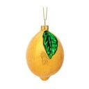 Szklana ozdoba świąteczna wykonana ręcznie ø 6 cm Shimmering Lemon – Sass & Belle