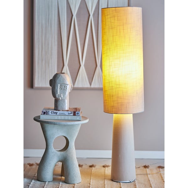 Lampa stojąca w naturalnym kolorze z tekstylnym kloszem (wysokość 120 cm) Emmie – Bloomingville-image-3