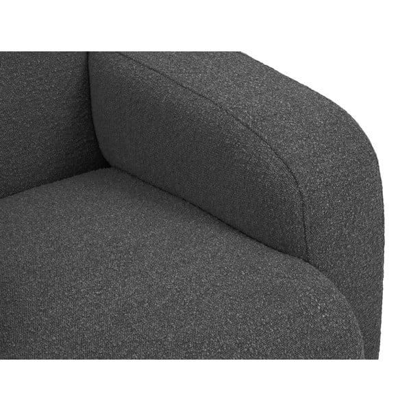 Ciemnoszara sofa z materiału bouclé 235 cm Molino – Micadoni Home-image-1
