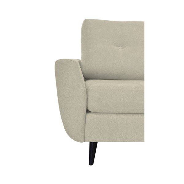 Kremowy fotel z ciemnymi nogami Mazzini Sofas Cedar-image-4