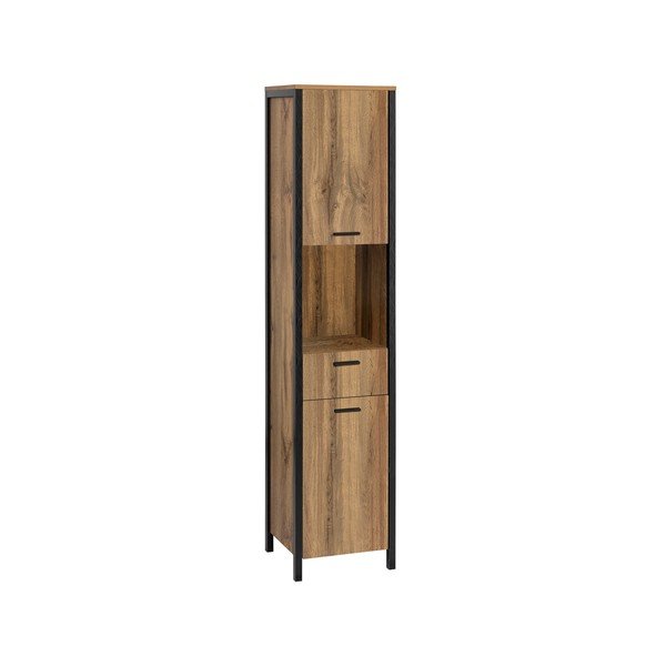 Brązowa szafka łazienkowa Støraa Werra, 38x175 cm-image-1