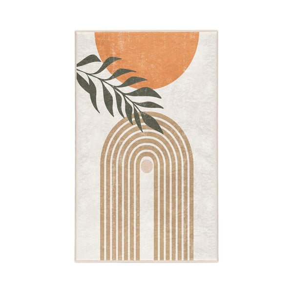 Kremowy dywan odpowiedni do prania 80x150 cm Dot Arch – Mila Home