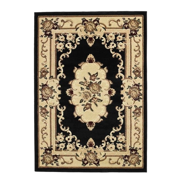 Czarno-beżowy dywan Think Rugs Marrakesh, 120x170 cm