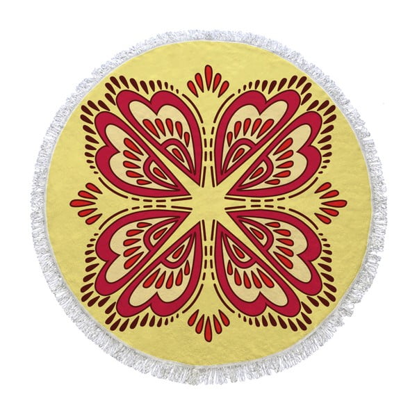 Okrągły ręcznik Folklore, ⌀ 105 cm