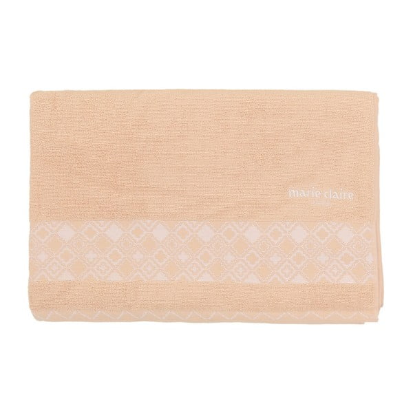 Pomarańczowy ręcznik bawełniany Marie Claire, 90x150 cm