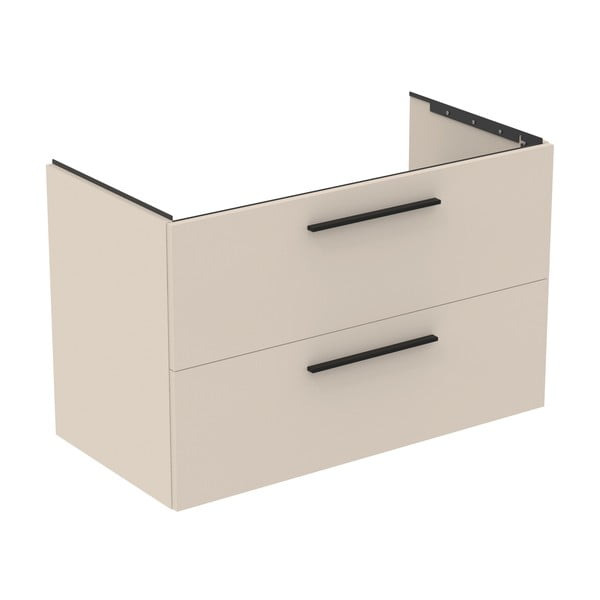 Kremowa wisząca szafka pod umywalkę 100x63 cm i.Life B – Ideal Standard-image-3