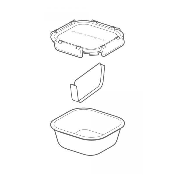Pojemnik obiadowy Black Bum Lunch Box, 930 ml-image-3