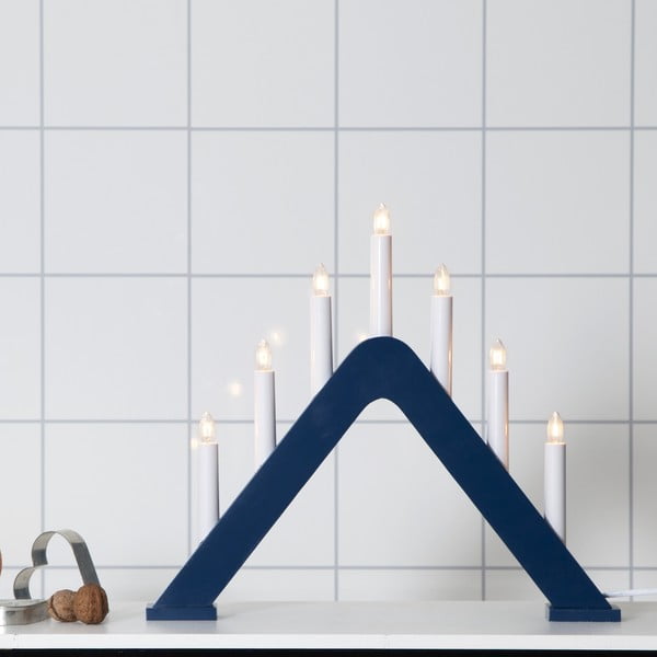 Ciemnoniebieska świąteczna dekoracja świetlna do kontaktu Jarve – Star Trading-image-1