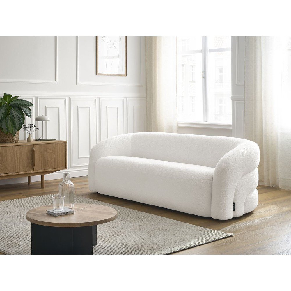 Biała sofa z materiału bouclé 193 cm Elina – Bobochic Paris (zdjęcie 11)