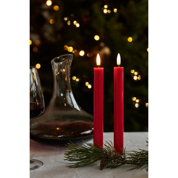 Świeczki LED zestaw 2 szt. na baterie (wysokość 22 cm) Sille – Sirius-image-1