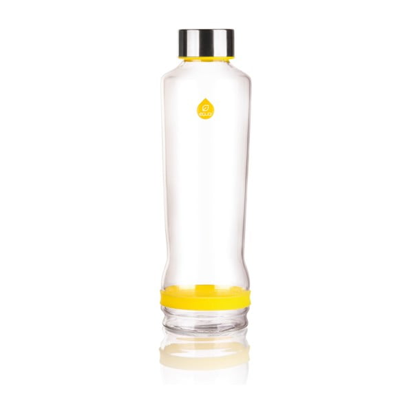 Szklana butelka Drop Cmyk Yellow, 0,57 l