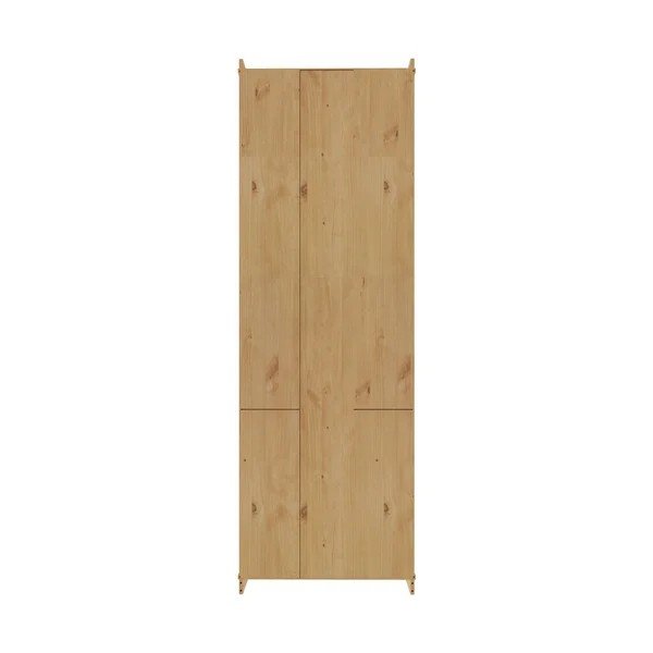 Witryna z litego drewna sosnowego w jasnym naturalnym kolorze 74x223x37 cm Anita – Støraa-image-4
