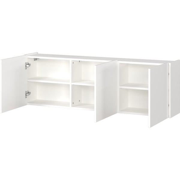 Biała szafka pod TV 138x45 cm Piana – Germania-image-3