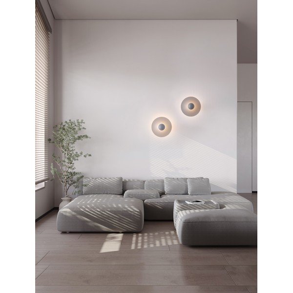 Szaroniebieski aluminiowy kinkiet LED Edem – Nova Luce-image-1